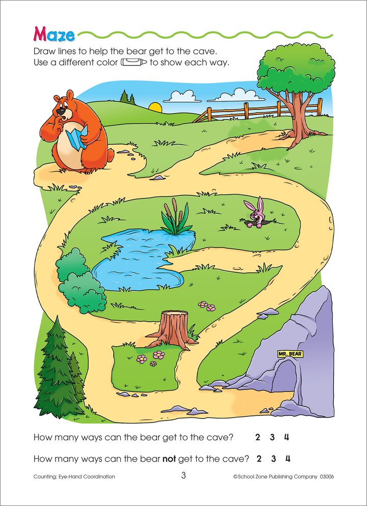 Kids will love the colorful activities in Numbers Fun! Write & Reuse Workbook.