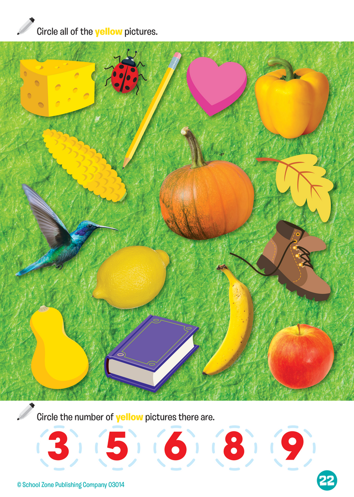 Preschool Fun! Write & Reuse workbook