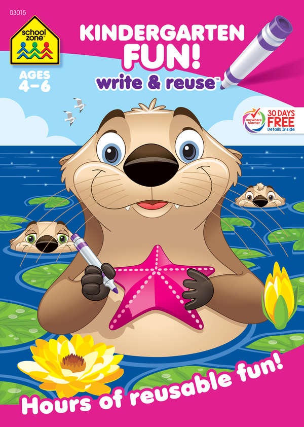Kindergarten Fun! Write & Reuse workbook