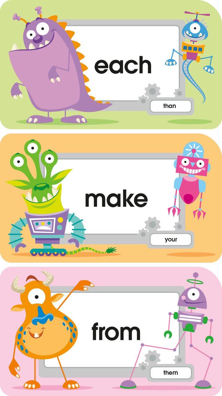 These Sight Words Flash Cards give kids a great word-recognition workout.