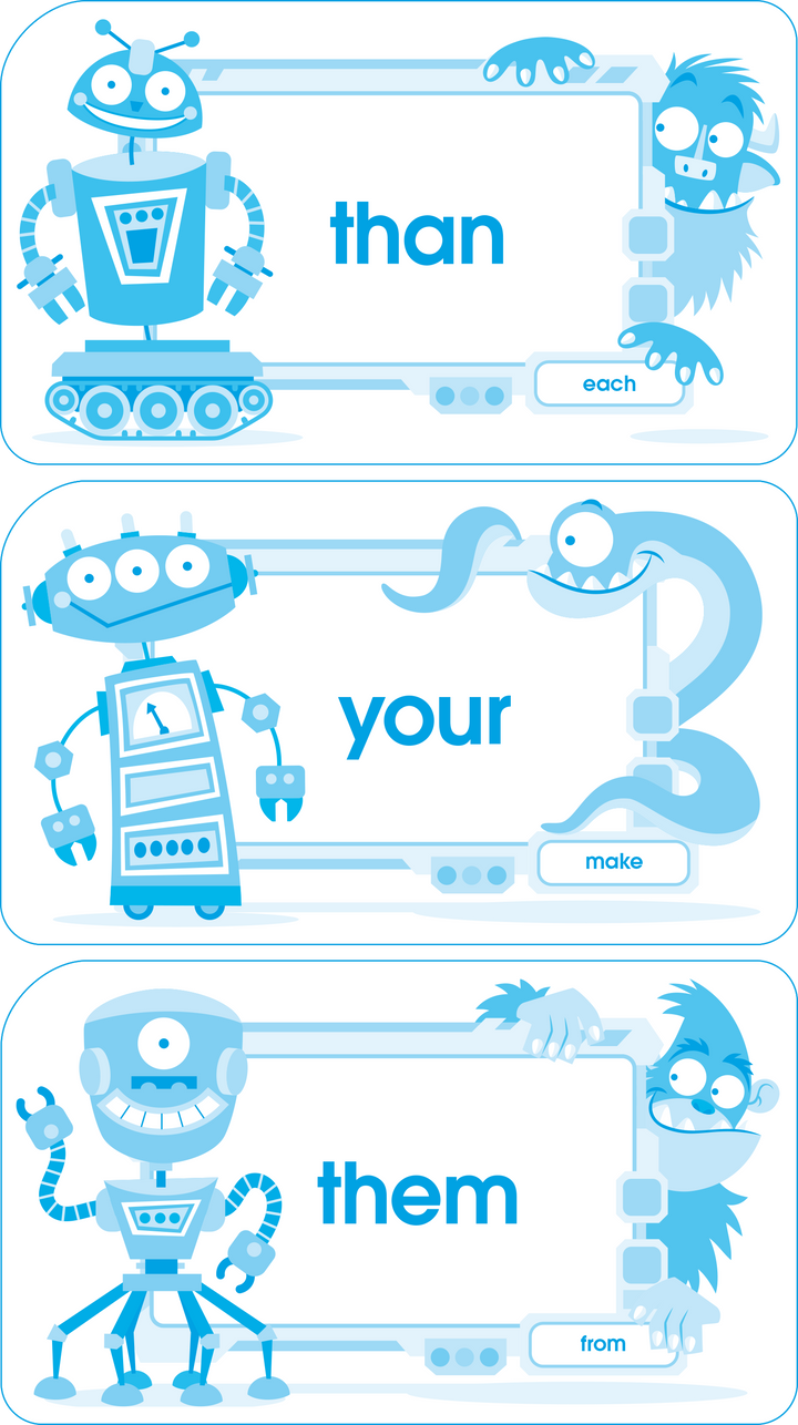 Help kids build early reading fluency with these Sight Words Flash Cards.