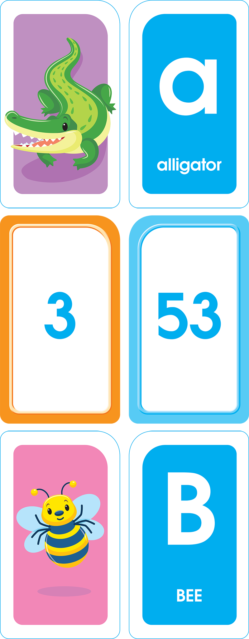 Get Ready Flash Cards Alphabet & Numbers (2-Pack) – School Zone ...