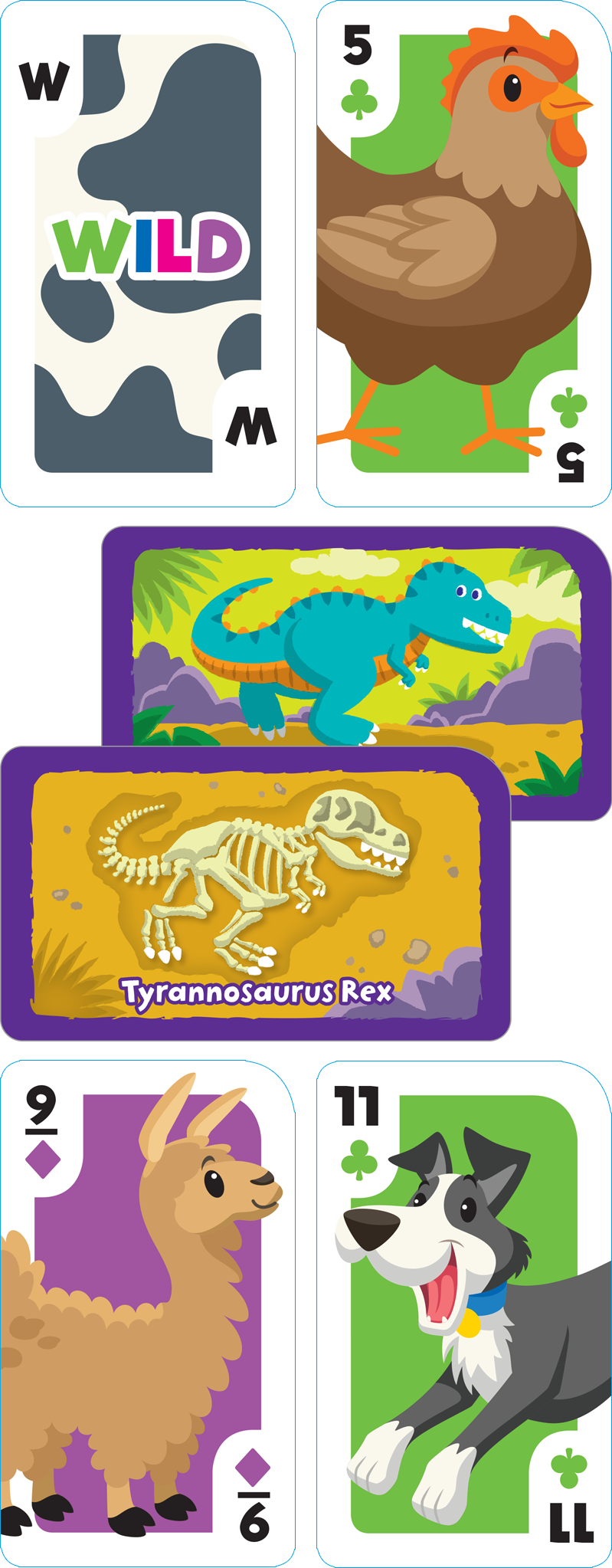 Animal Rummy Playing Cards Game – School Zone Publishing Company