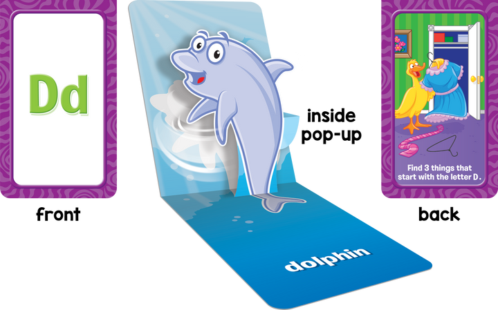 Animal Alphabet Pop-Up Learning Cards