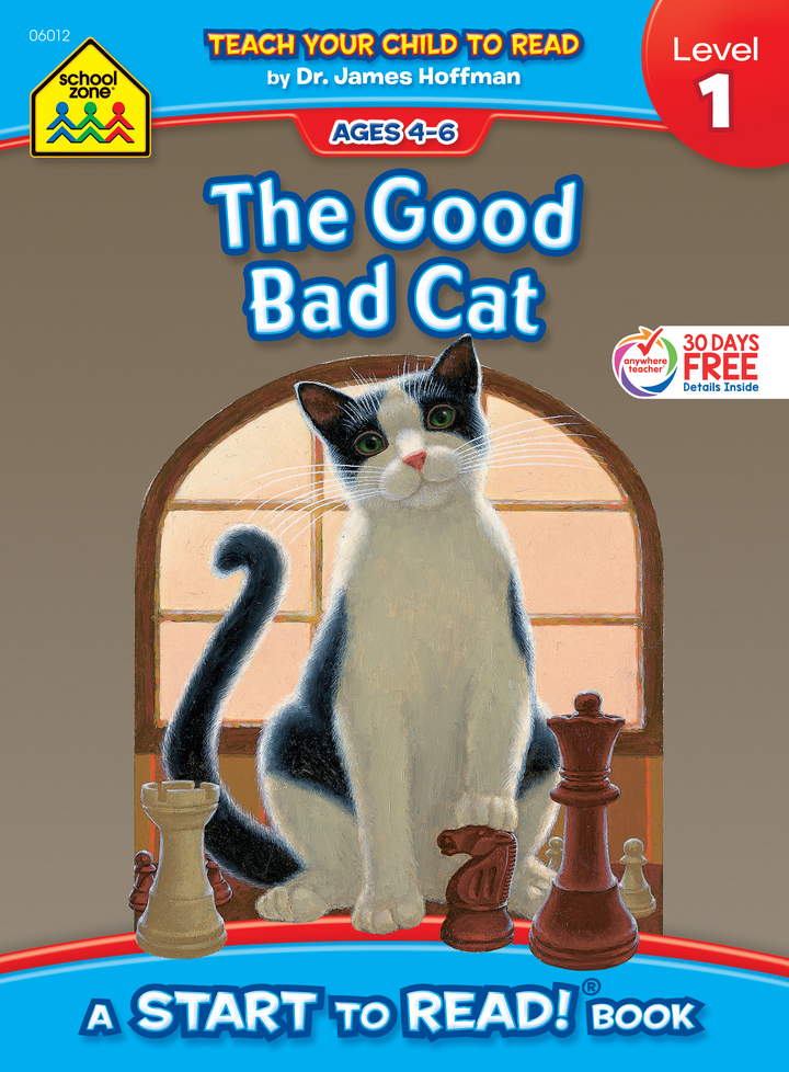 This The Good Bad Cat - A Level 1 Start to Read! Book is a joyful early-reading journey!