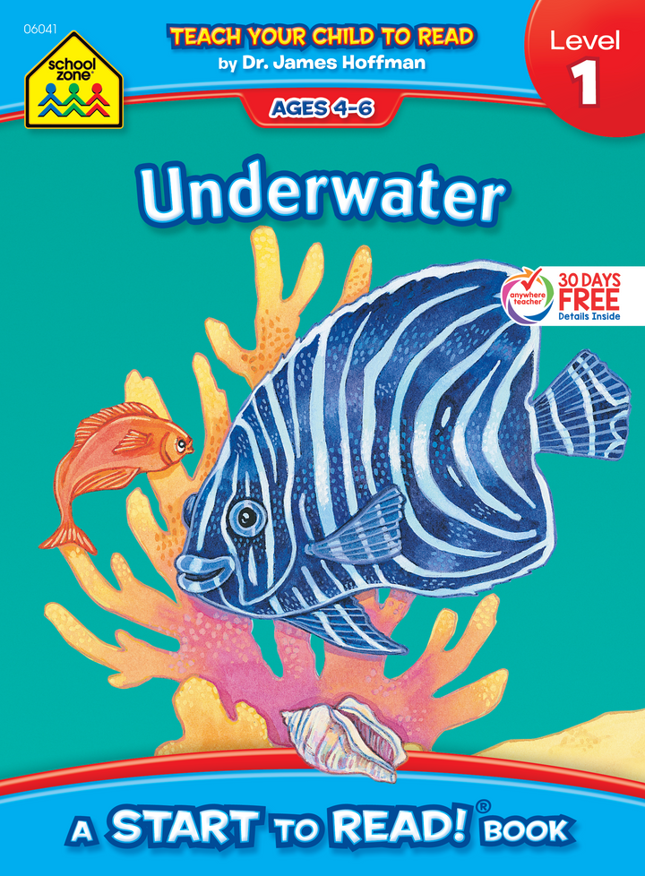 This Underwater - A Level 1 Start to Read! Book is a swimmingly joyful early-reading journey!