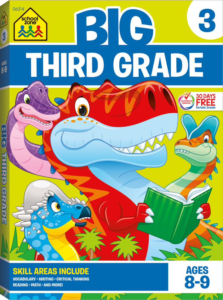 Big Third Grade Workbook is a fun and interesting learning outlet your child will want to return to again and again.