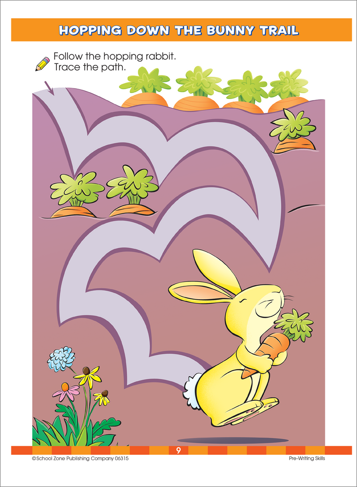 Pre-writing skills get plenty of practice and improvement with Big Preschool Workbook.