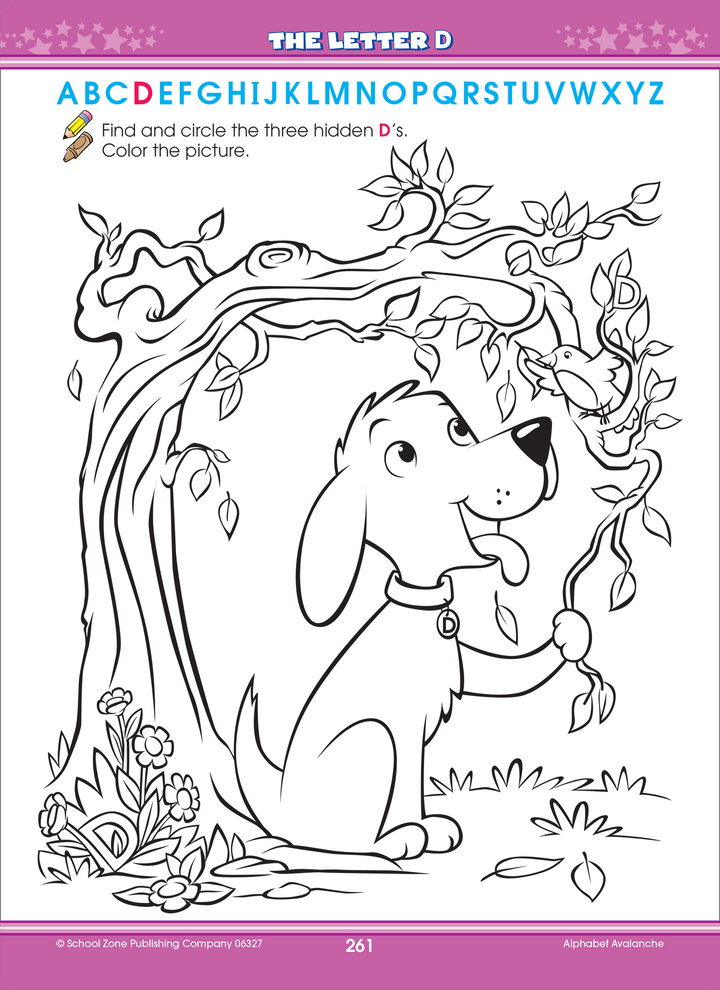 Preschoolers and kindergartners get to be creative with Big Alphabet P-K Workbook.