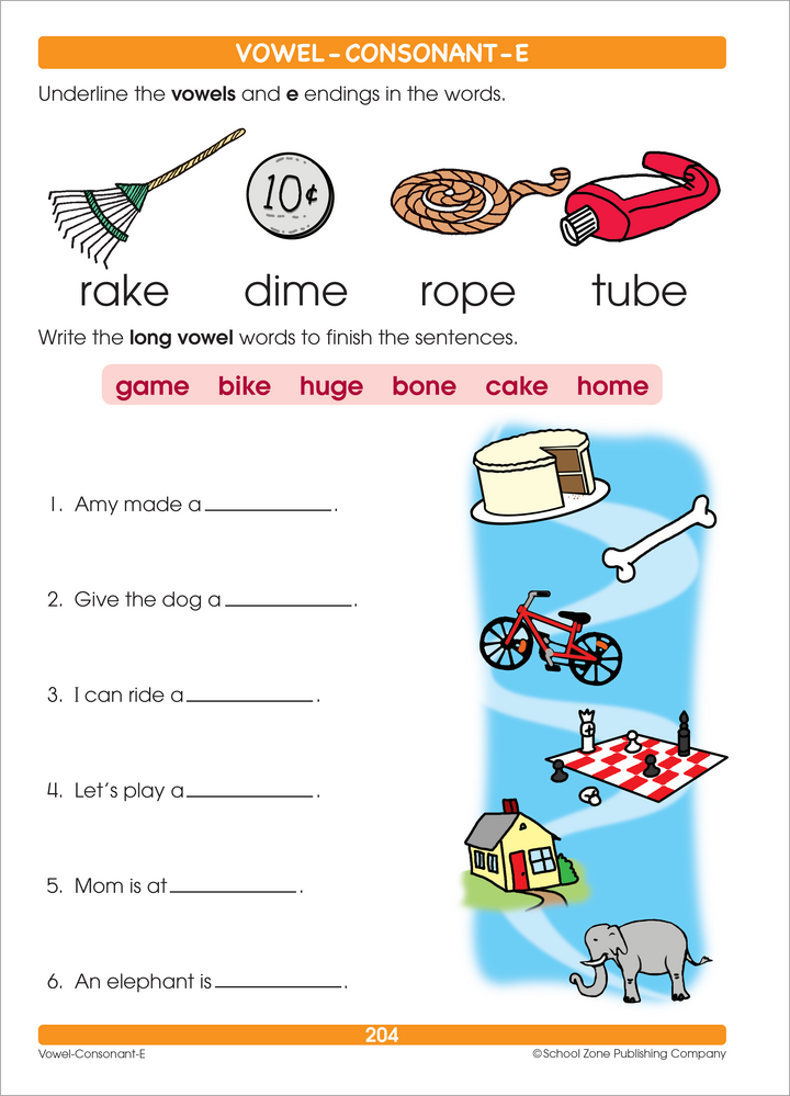 Big Spelling: Workbook for Grades 1-3 – School Zone Publishing Company