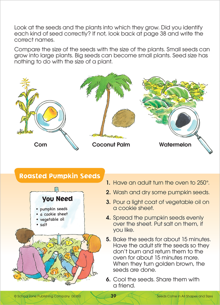 Kids will discover add-on activities that extend the lessons in this Big Science 2-3 Workbook.