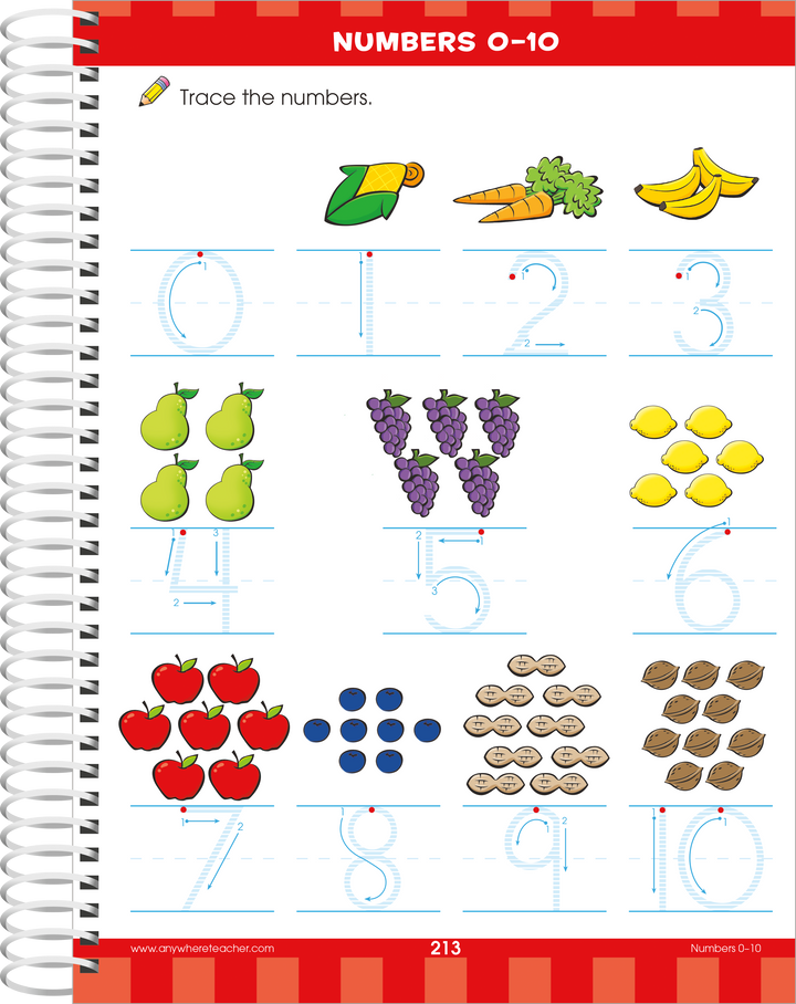 Preschoolers stay challenged with Big Preschool Workbook's activities, which appear in order of increasing difficulty.