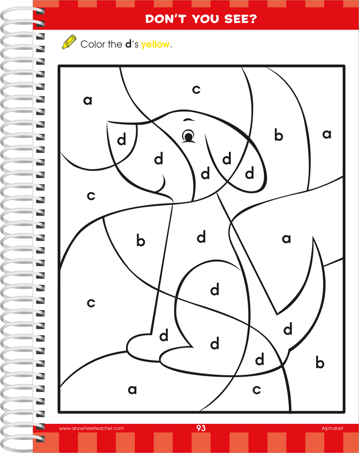 Big Preschool spiral bound workbook