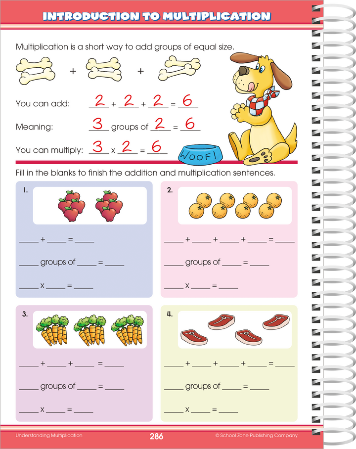 Find 320 pages of colorful activities for preschoolers and kindergartners in Big Math 1-2 Workbook.