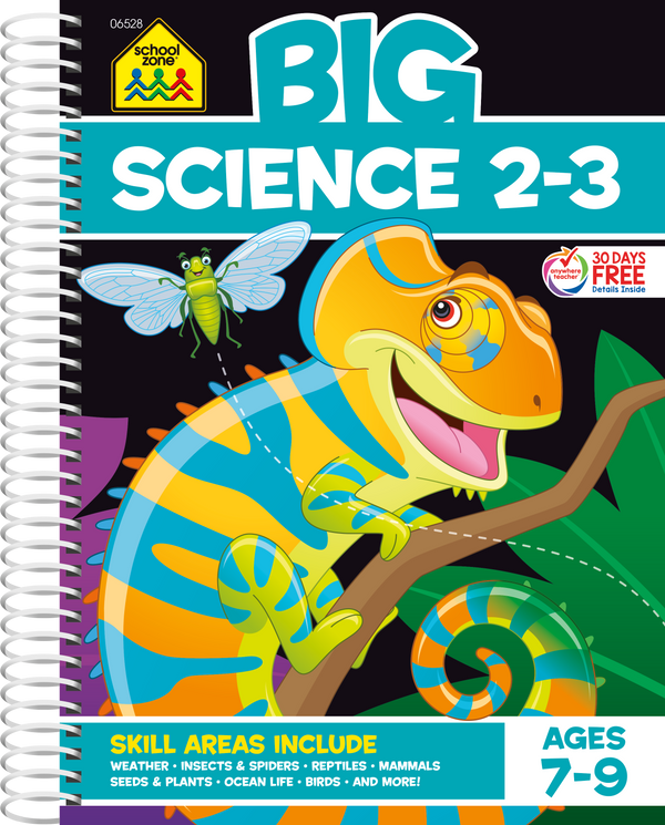 This Big Science 2-3 Workbook makes learning practical science skills so much fun!