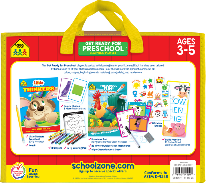 Get Ready Preschool Learning Playset (Farm Theme) – School Zone