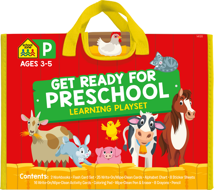 Get Ready Preschool Learning Playset (Farm Theme) – School Zone