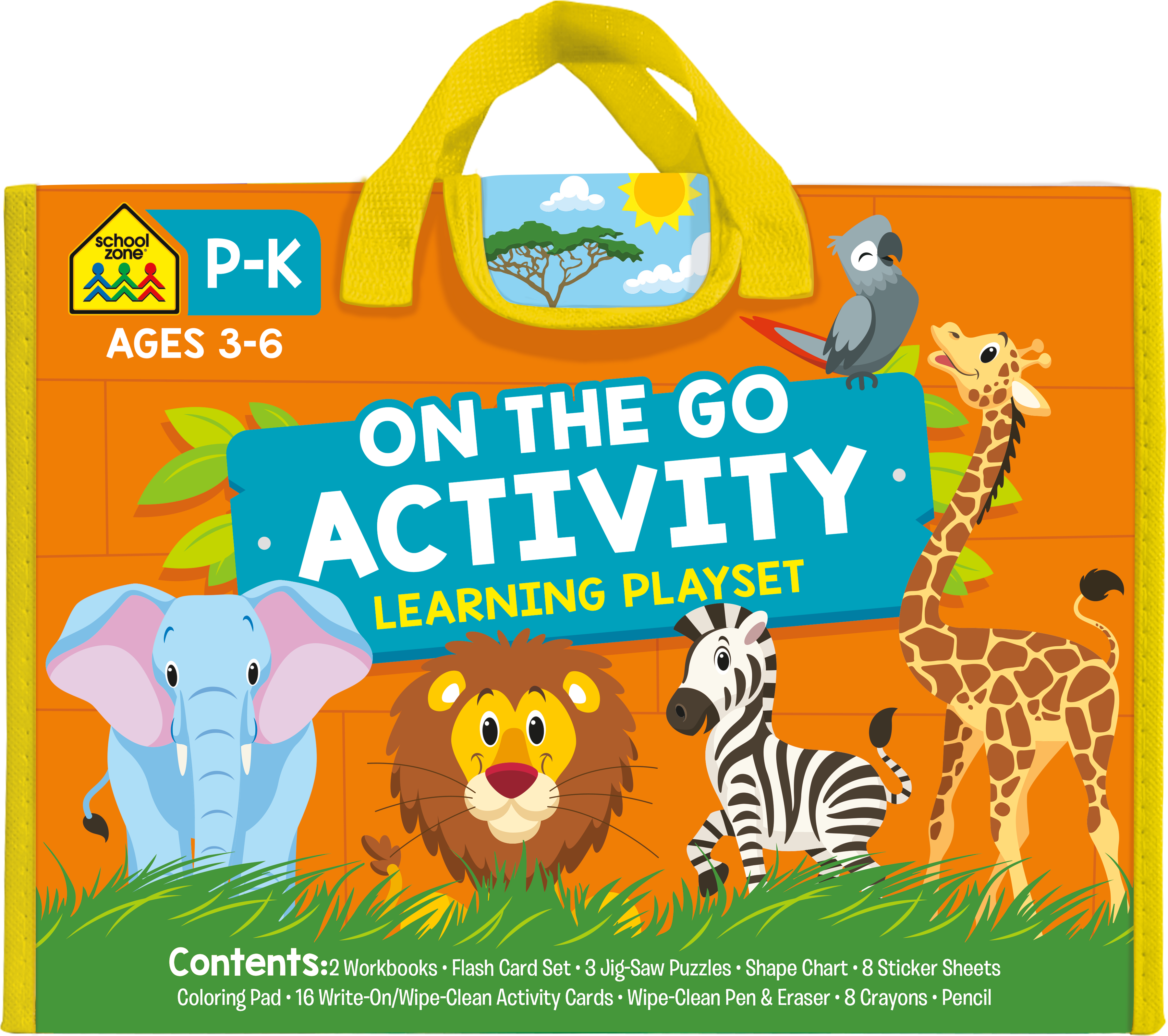 On The Go Activity Learning Playset (Animal Theme) – School Zone ...