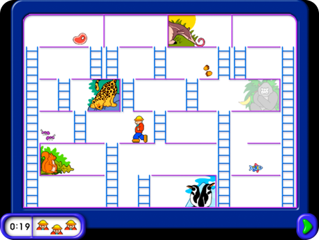 Three reward games in Math 3 On-Track Software (Windows Download) increase motivation.