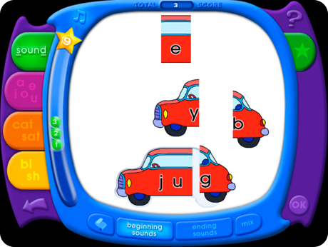 Put together the building blocks of words with Phonics Made Easy Flash Action Software (Windows Download).