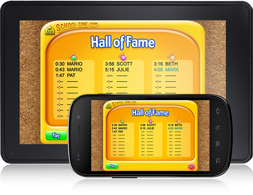 Hall of Fame tracks your high score