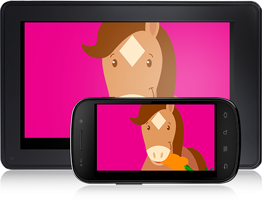 The colorful, entertaining animations in Train Your Hand! (Android App) will provide kids with a quick intermission between tracing exercises.