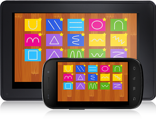 Train Your Hand! (Android App) will display all of the successfully completed shapes and patterns, rewarding your child with a sense of accomplishment.