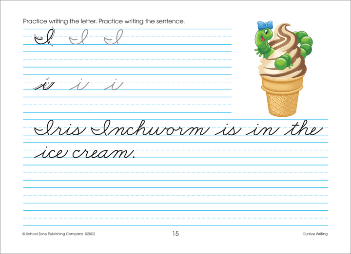&quot;Practice makes perfect,&quot; is the approach used in Cursive Writing 3-4 Workbook.