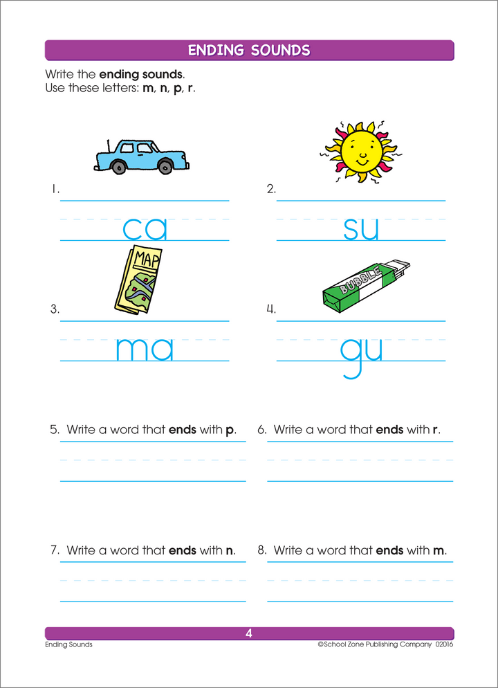 Your child will expand their vocabulary while progressing through Spelling Puzzles 1 Workbook.