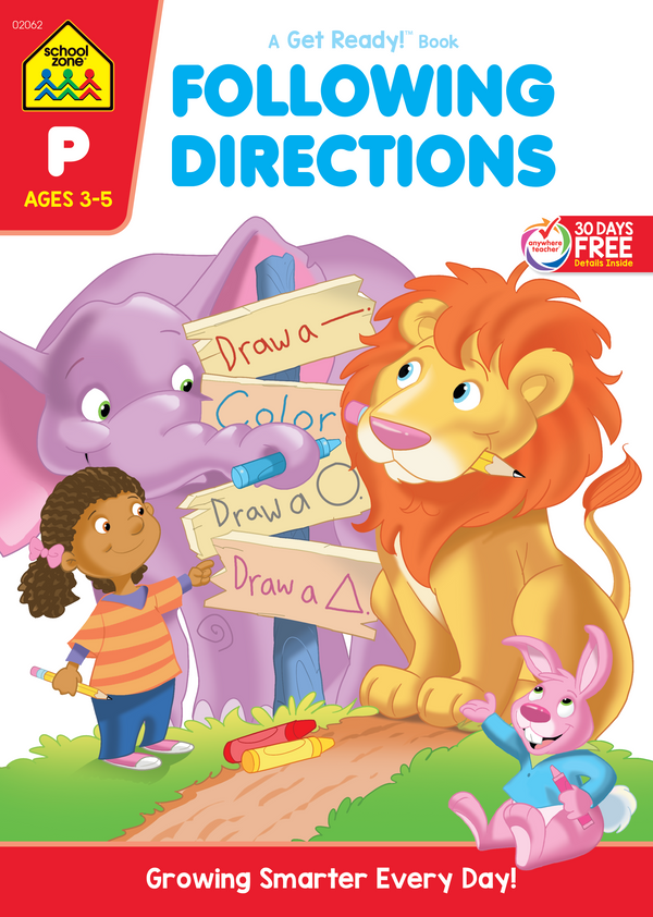 This Following Directions Workbook will help preschoolers build essential skills.