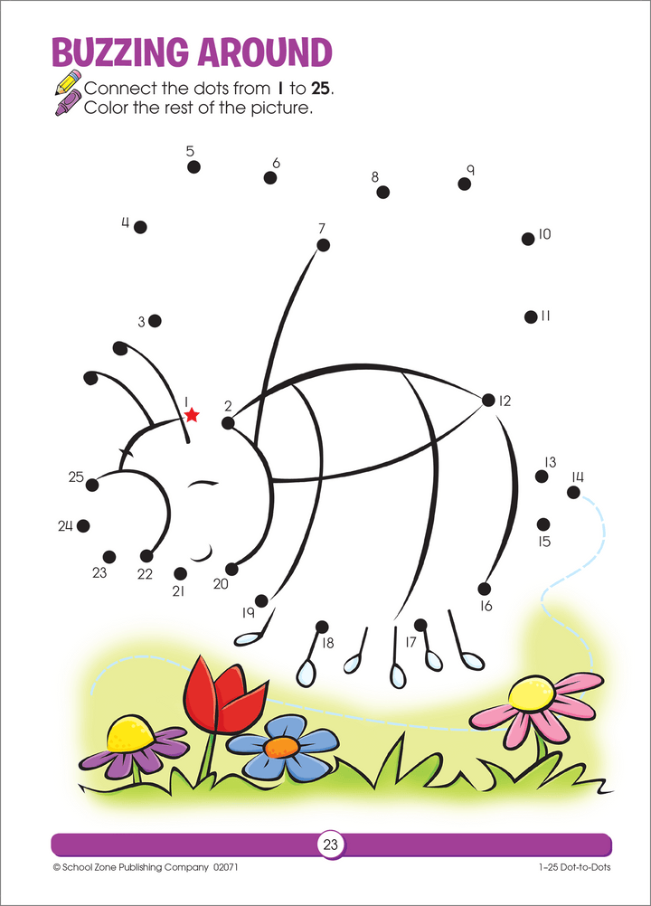 Little artists will find hours of fun with 1-25 Dot-to-Dots Workbook.
