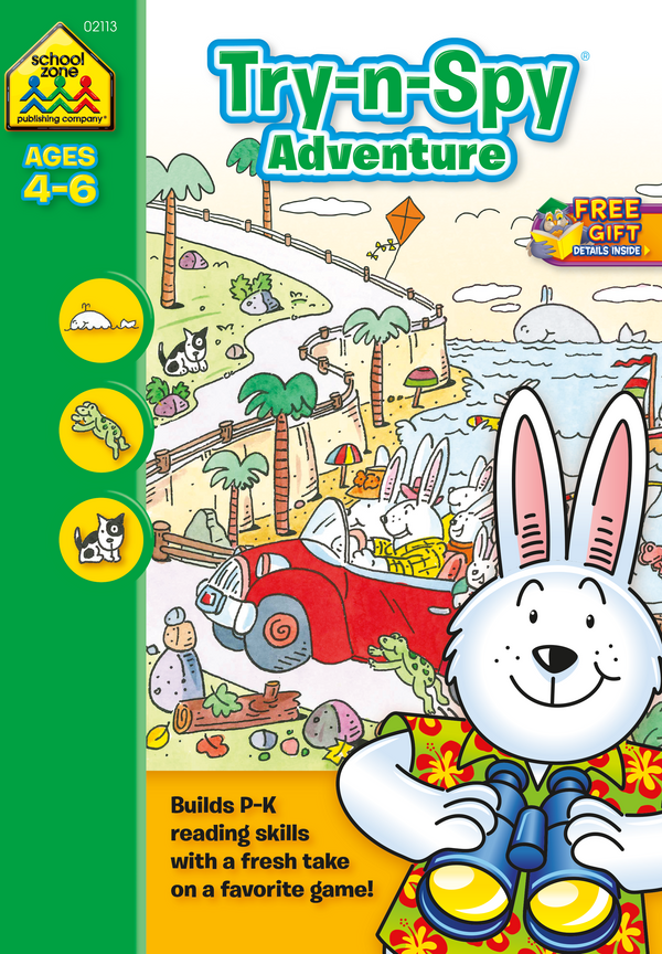 Try-n-Spy Adventure will playfully build reading skills.