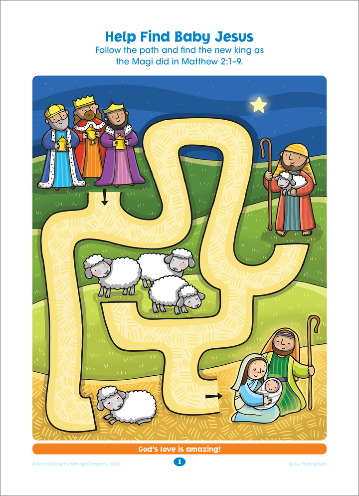Bible Mazes! presents faith-focused learning paths.