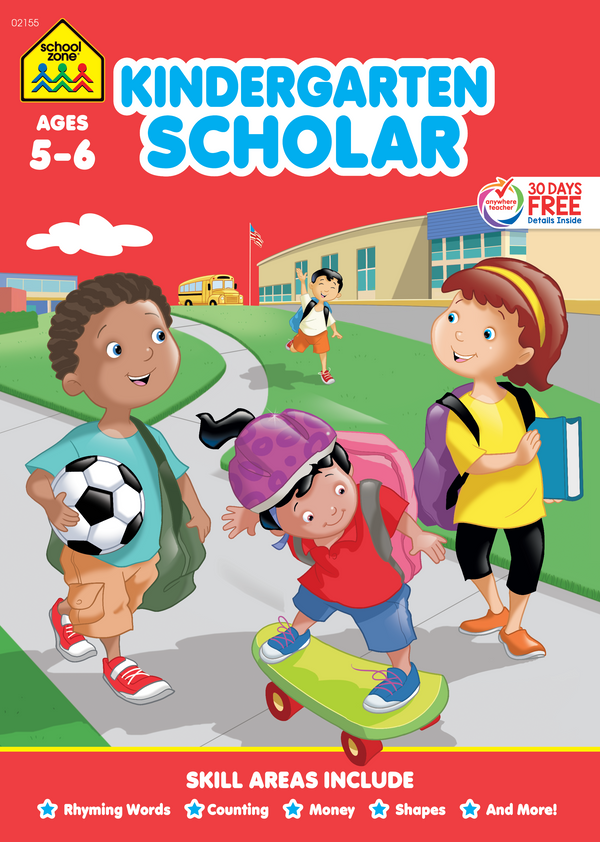 The high-energy learning activities in Kindergarten Scholar Workbook encourage active problem solving and new discoveries.