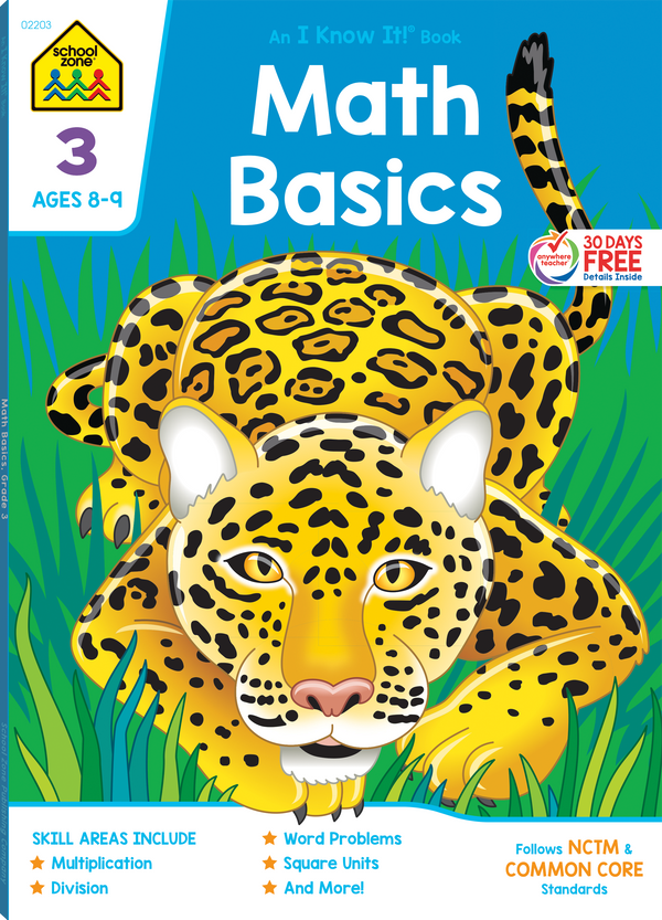 Homework Book Math Grade 3 3rd Grade Workbooks: Learning Tools – School Zone Publishing Company