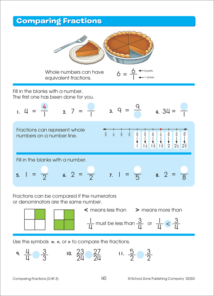 Learn relationships and representations with this Math Basics 3 Deluxe Edition Workbook.