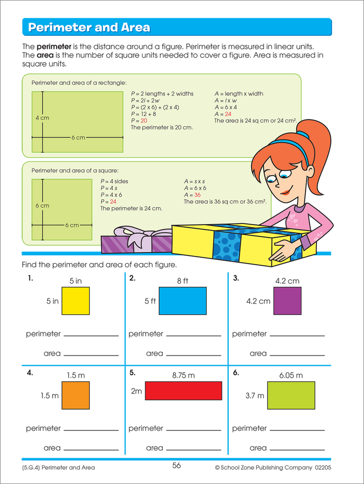 Math Basics 5 Deluxe Edition Workbook builds a foundation for higher-level math.