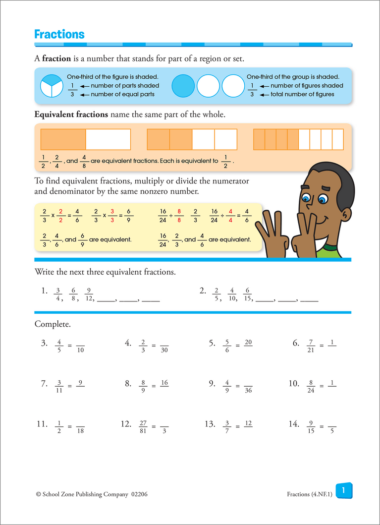 Math Basics Grade 6 Workbook – School Zone Publishing Company