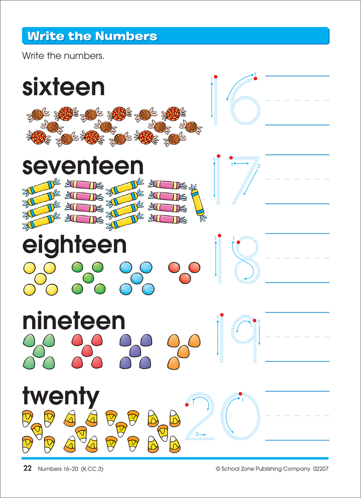 Transition Math Grades K-1 – School Zone Publishing Company