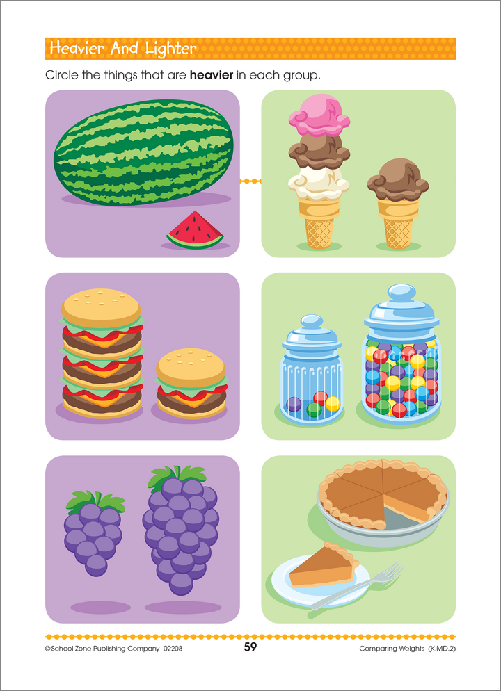 Kindergarten Math Readiness – School Zone Publishing Company