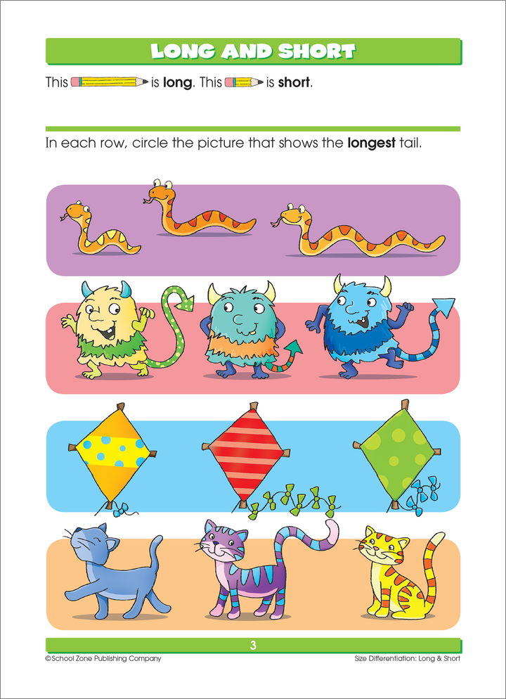 Colorful illustrations help make Reading Readiness K-1 Deluxe Edition Workbook fun!