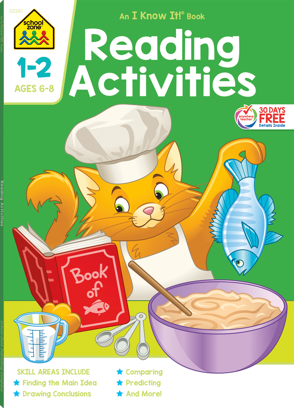 Reading Activities 1-2 Deluxe Edition Workbook builds fluency in reading, which leads to confidence and success in school.