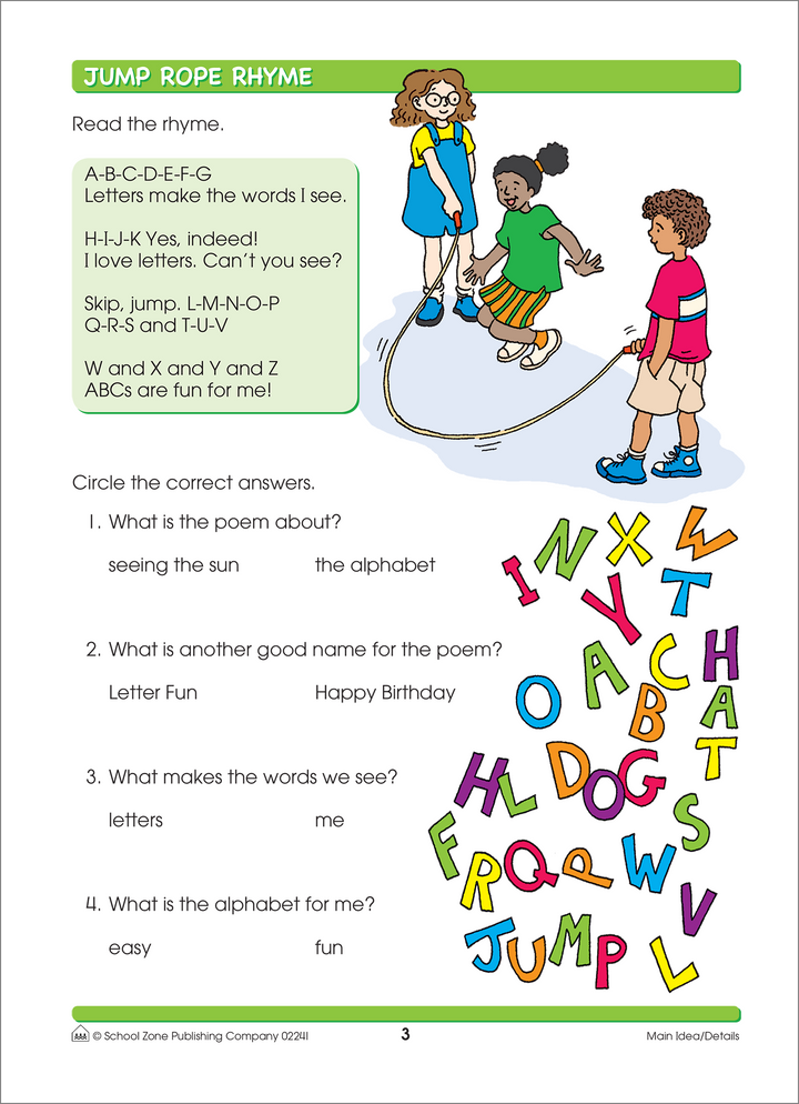 Reading Activities 1-2 Deluxe Edition Workbook uses colorful illustrations to help kids focus and have fun.