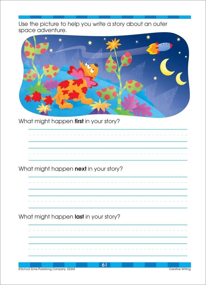 Little learners will also stretch their imaginations in this Beginning Reading 1-2 Deluxe Edition Workbook.