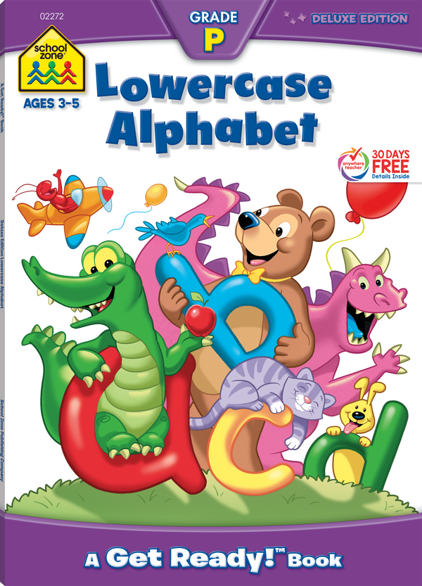 This Lowercase Alphabet Deluxe Edition Workbook will help kids master little letters.