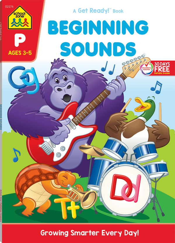Beginning Sounds Deluxe Edition Workbook makes learning SO much fun!