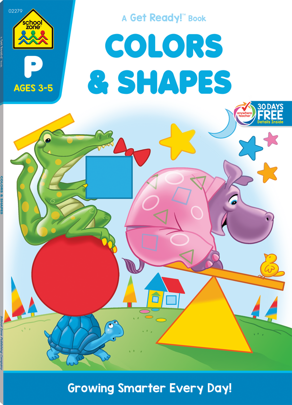 Colors & Shapes Deluxe Edition Workbook is loaded with fun and learning!