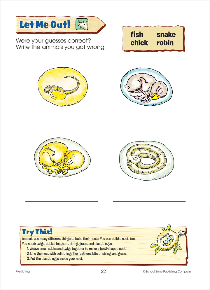 First Grade Scholar Deluxe Edition Workbook combines in-book activities with hands-on learning.