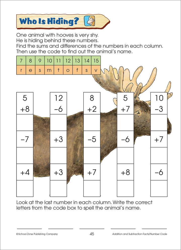 Creative strategies in First Grade Scholar Deluxe Edition Workbook make learning fun!