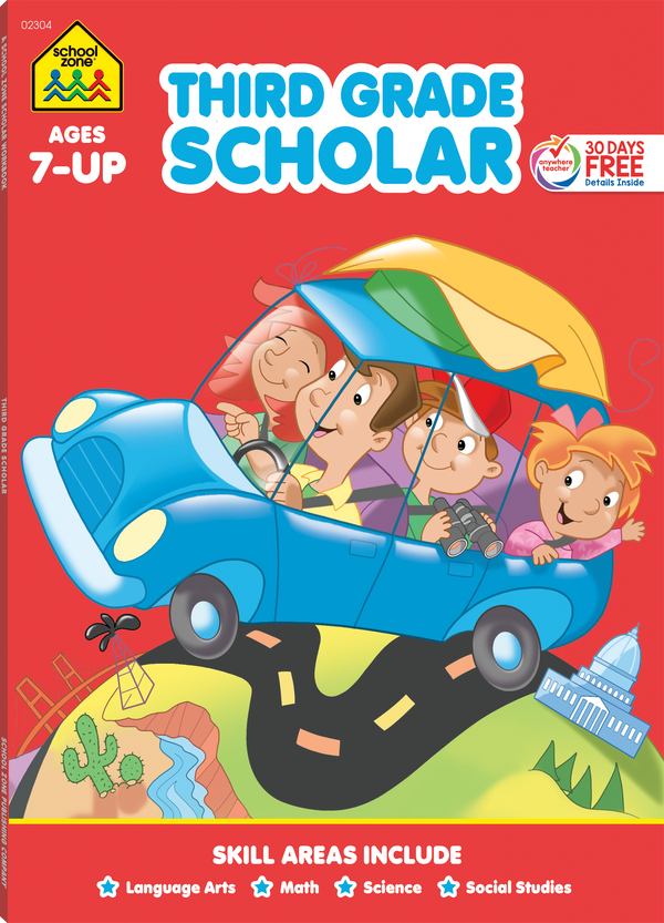 Third Grade Scholar Deluxe Edition Workbook is a great learning journey.